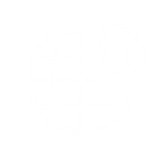 Icône (globe avec flèche et pointe en forme de feuille d'arbre) illustrant le développement durable